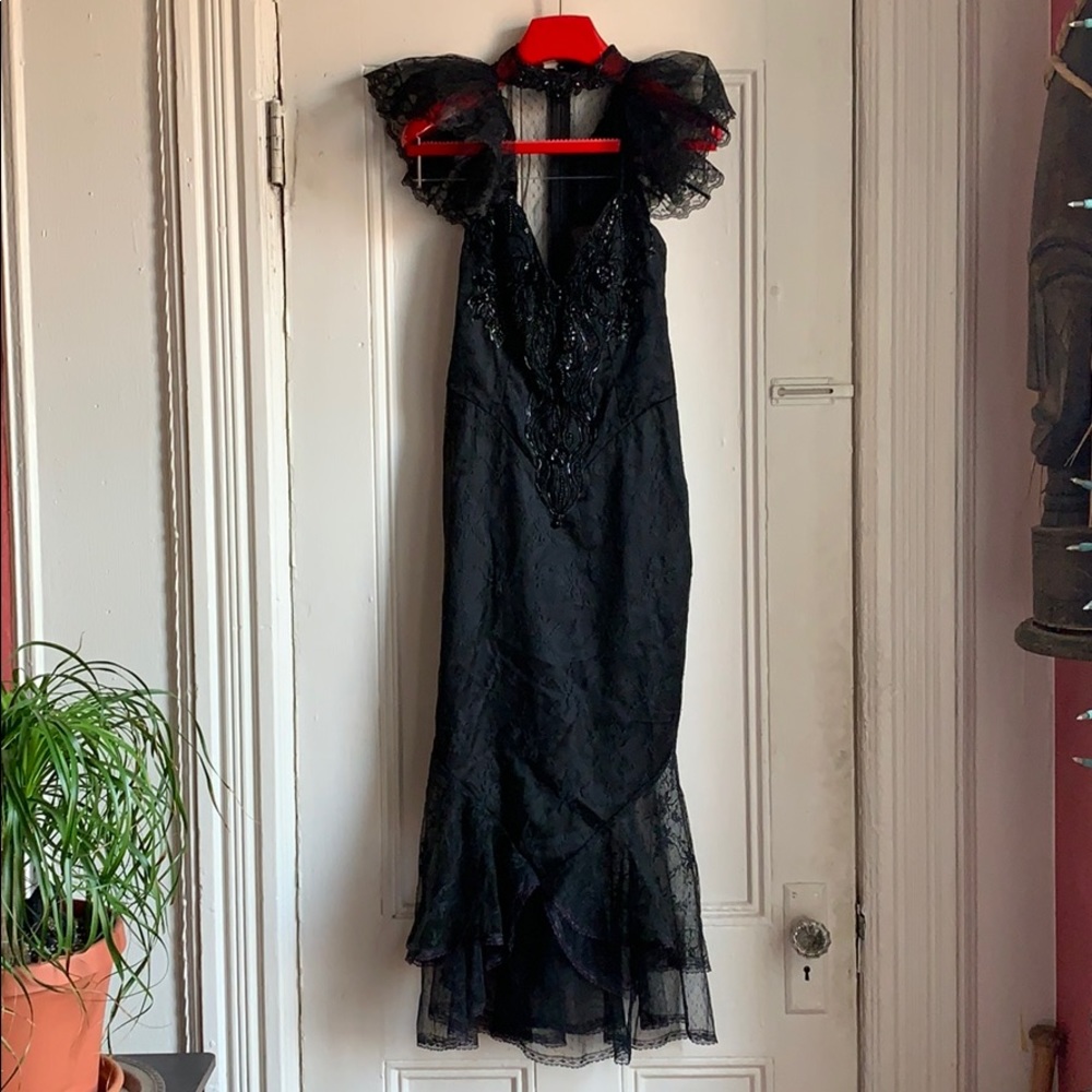 Vintage 1920’s-30’s Lace Evening Dress